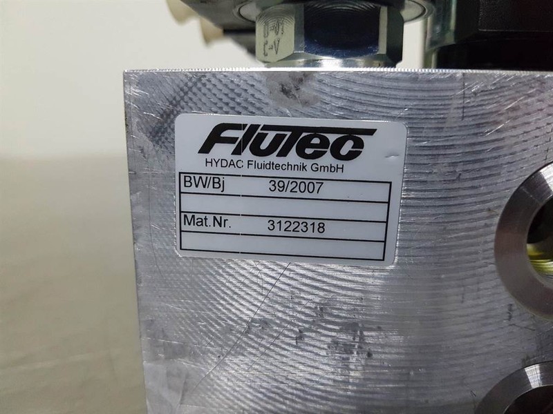 Hydac -Flutec 3122318-Valve/Ventile/Ventiel - Hydraulik for Entreprenørmaskin: billede 4 Hydac -Flutec 3122318-Valve/Ventile/Ventiel - Hydraulik for Entreprenørmaskin: billede 4