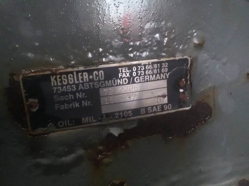 Kessler+CO 72.2206 - Axle/Achse/As - Aksel og reservedele for Entreprenørmaskin: billede 5 Kessler+CO 72.2206 - Axle/Achse/As - Aksel og reservedele for Entreprenørmaskin: billede 5