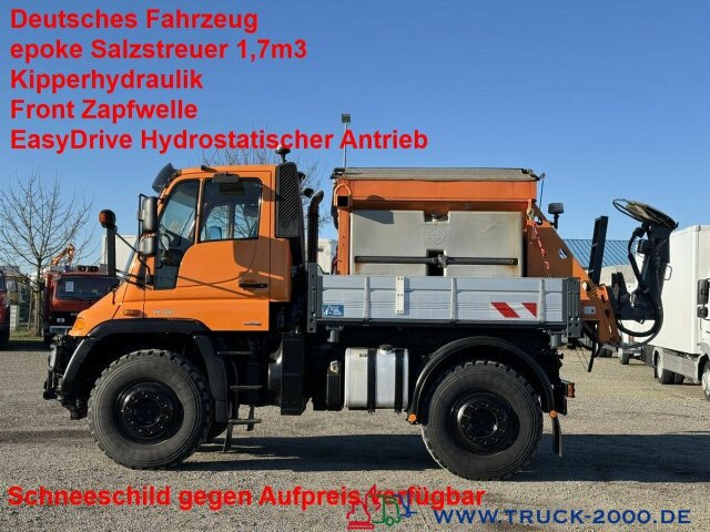 Unimog U 400 4x4 Winterdienst epoke Salzstreuer 238 PS - Lastbil: billede 1 Unimog U 400 4x4 Winterdienst epoke Salzstreuer 238 PS - Lastbil: billede 1