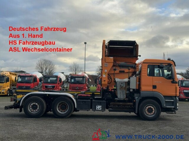 MAN TGS 26.320 HS Fahrzeugbau ASF Wechselcontainer - Affaldsmaskine: billede 1 MAN TGS 26.320 HS Fahrzeugbau ASF Wechselcontainer - Affaldsmaskine: billede 1