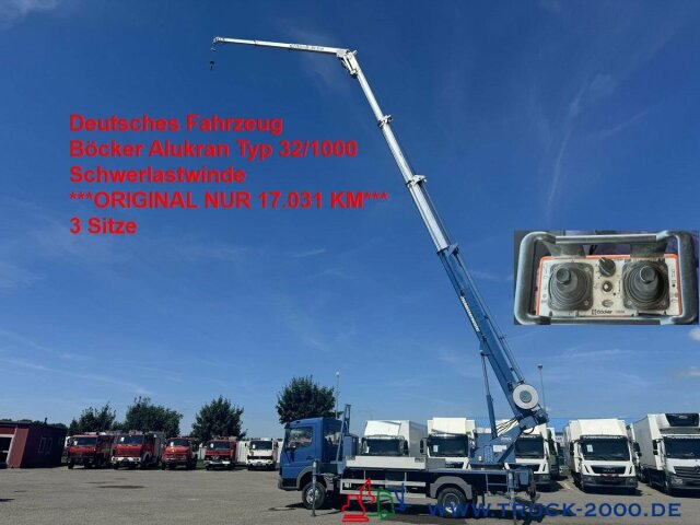 Mercedes-Benz 815 Böcker Dachdecker Montage 32m+Winde -17000km - Lastbil med kran: billede 1 Mercedes-Benz 815 Böcker Dachdecker Montage 32m+Winde -17000km - Lastbil med kran: billede 1