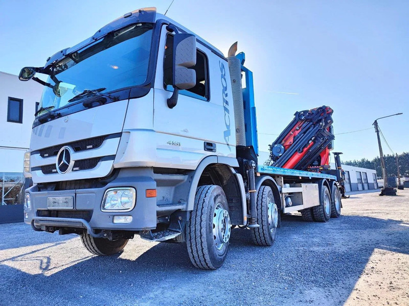 Mercedes-Benz Actros 4151 V8 8x4 Palfinger PK78002 - Lastbil med lad, Lastbil med kran: billede 1 Mercedes-Benz Actros 4151 V8 8x4 Palfinger PK78002 - Lastbil med lad, Lastbil med kran: billede 1