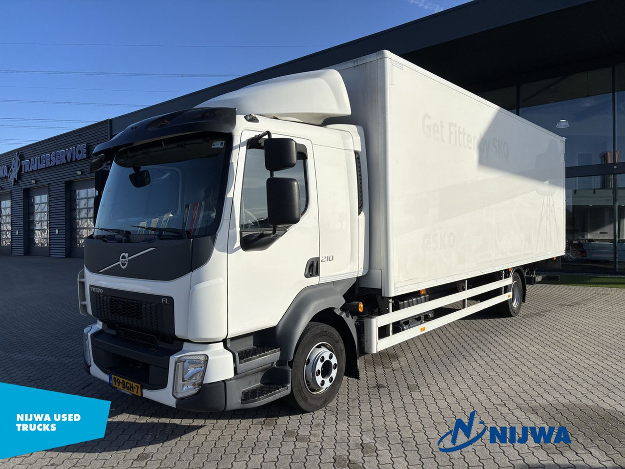 Volvo FL 210 4x2 Laadklep + Zijdeur - Lastbil varevogn: billede 1 Volvo FL 210 4x2 Laadklep + Zijdeur - Lastbil varevogn: billede 1