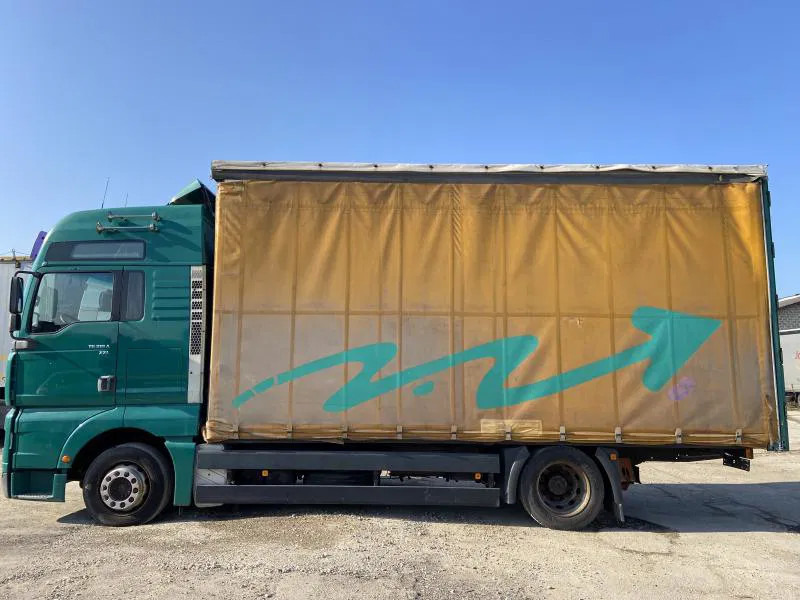 MAN TGA 18.310 BL XXL Jumbo Pritsche Schiebepl. - Lastbil med presenning: billede 4 MAN TGA 18.310 BL XXL Jumbo Pritsche Schiebepl. - Lastbil med presenning: billede 4