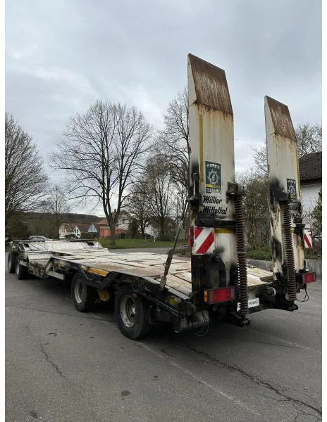 Müller-Mitteltal T4 4-Achs Tieflader Radmulden luftgefedert T4 4-Achs Tieflader Radmulden luftgefedert - Nedbygget platform påhængsvogn: billede 5 Müller-Mitteltal T4 4-Achs Tieflader Radmulden luftgefedert T4 4-Achs Tieflader Radmulden luftgefedert - Nedbygget platform påhængsvogn: billede 5