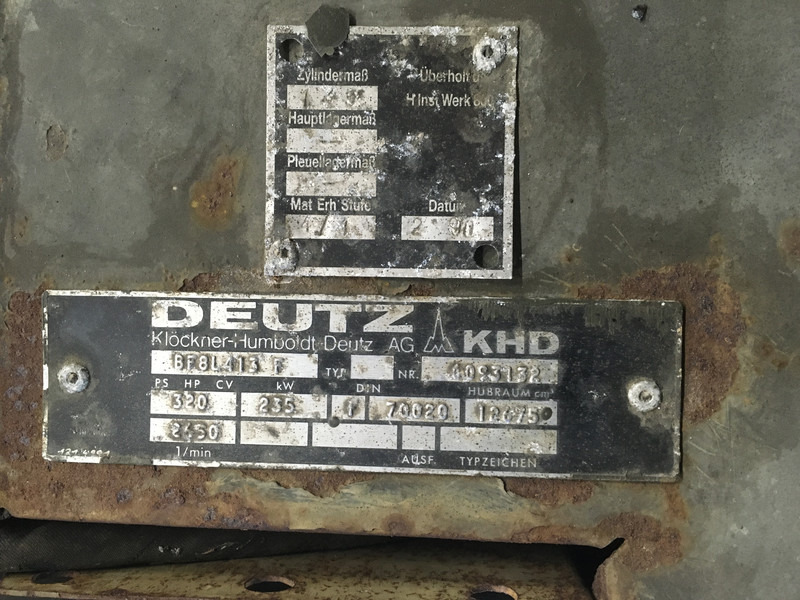 Entreprenørmaskin Deutz BF8L413F USED: billede 6
