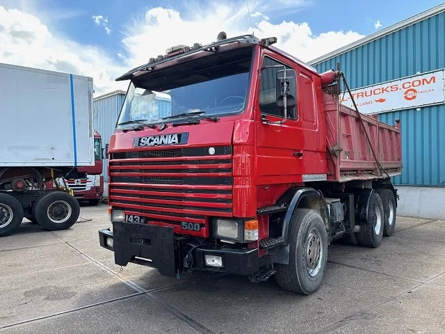 Scania R143-420 V8 6x4 FULL STEEL MEILLER KIPPER (MANUAL GEARBOX / FULL STEEL SUSPENSION / REDUCTION AXLES / HYDRAILIC KIT) - Tipvogn lastbil: billede 1 Scania R143-420 V8 6x4 FULL STEEL MEILLER KIPPER (MANUAL GEARBOX / FULL STEEL SUSPENSION / REDUCTION AXLES / HYDRAILIC KIT) - Tipvogn lastbil: billede 1