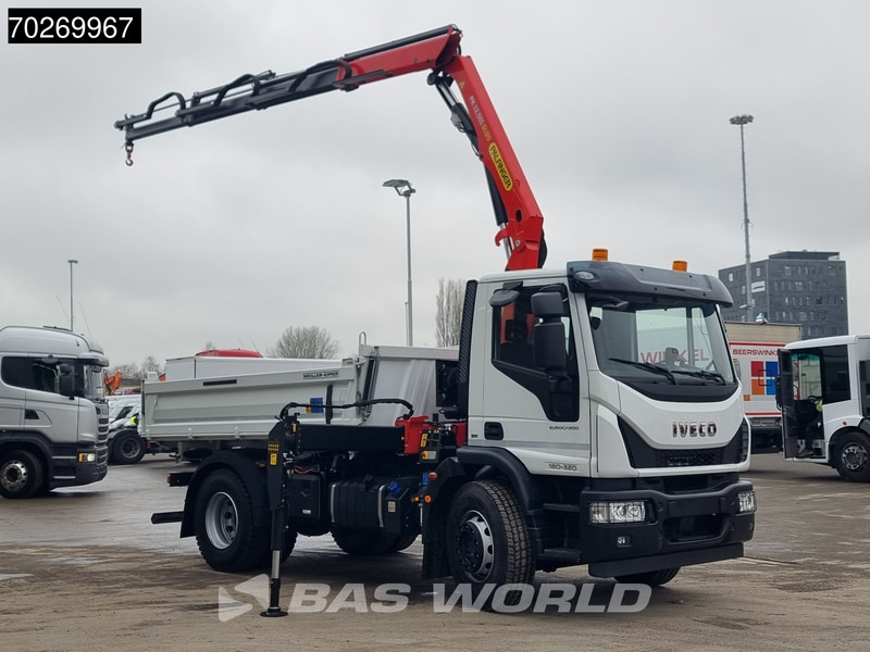 Iveco Eurocargo 180E320 4X2 Steelsuspension 3-Seiten Palfinger PK12.501 Euro 6 - Tipvogn lastbil, Lastbil med kran: billede 3 Iveco Eurocargo 180E320 4X2 Steelsuspension 3-Seiten Palfinger PK12.501 Euro 6 - Tipvogn lastbil, Lastbil med kran: billede 3