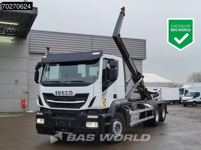 Iveco Stralis 460 6X2 20tons Marrel hooklift Lift Axle ACC Euro 6 - Lastbil kroghejs: billede 1 Iveco Stralis 460 6X2 20tons Marrel hooklift Lift Axle ACC Euro 6 - Lastbil kroghejs: billede 1