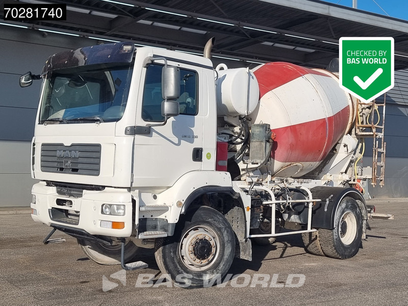 MAN TGM 18.330 4X4 4x4 Manual Big-Axle Schwing stetter Mixer Euro 4 - Betonbil: billede 1 MAN TGM 18.330 4X4 4x4 Manual Big-Axle Schwing stetter Mixer Euro 4 - Betonbil: billede 1