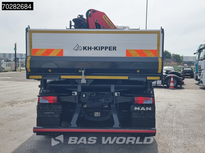 Ny Tipvogn lastbil, Lastbil med kran MAN TGS 28.520 6X4 Palfinger PK24001 SLD 5 Kran 2-way tipper Retarder Big-Axle Liftachse Euro 6: billede 20