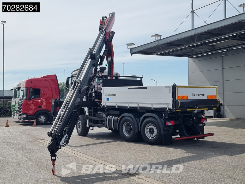 Ny Tipvogn lastbil, Lastbil med kran MAN TGS 28.520 6X4 Palfinger PK24001 SLD 5 Kran 2-way tipper Retarder Big-Axle Liftachse Euro 6: billede 8