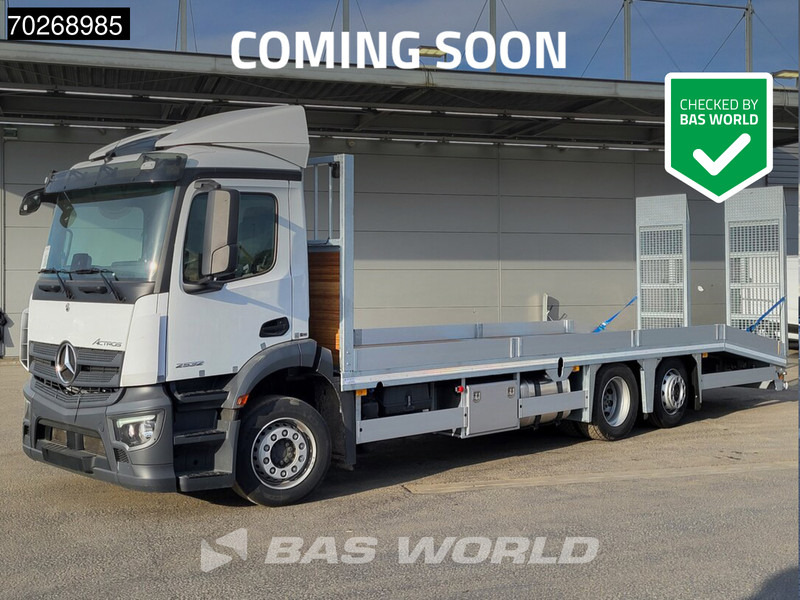 Mercedes-Benz Actros 2532 6X2 NEW! Machine tansporter Oprijwagen Lenkachse Navi Euro 6 - Biltransportør lastbil: billede 1 Mercedes-Benz Actros 2532 6X2 NEW! Machine tansporter Oprijwagen Lenkachse Navi Euro 6 - Biltransportør lastbil: billede 1