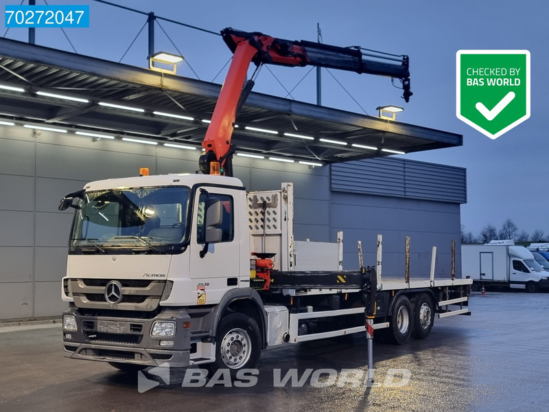 Mercedes-Benz Actros 2536 6X2 Palfinger PK14002-EH A Remote Lift+Lenkachse EEV - Lastbil med lad, Lastbil med kran: billede 1 Mercedes-Benz Actros 2536 6X2 Palfinger PK14002-EH A Remote Lift+Lenkachse EEV - Lastbil med lad, Lastbil med kran: billede 1