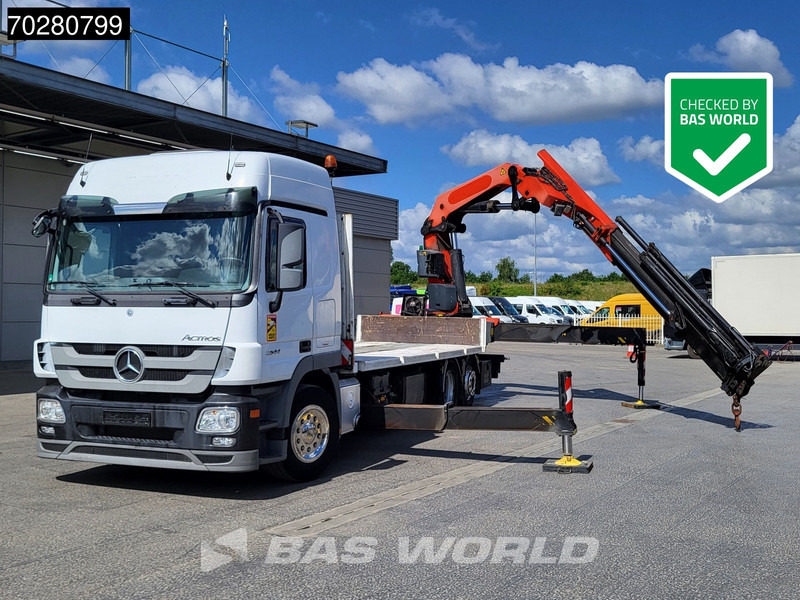 Mercedes-Benz Actros 2544 6X2 Lift-Lenkachse Kraan Hydrauliek Euro 5 - Lastbil med lad, Lastbil med kran: billede 1 Mercedes-Benz Actros 2544 6X2 Lift-Lenkachse Kraan Hydrauliek Euro 5 - Lastbil med lad, Lastbil med kran: billede 1