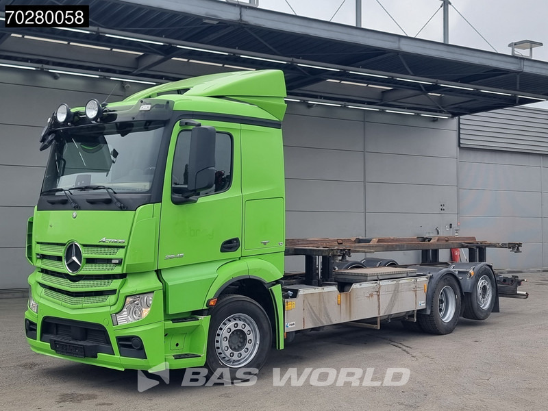 Containerbil/ Veksellad lastbil Mercedes-Benz Actros 2545 6X2 Hydraulic Liftable BDF system Lift+steering axle ADR Euro 6: billede 5