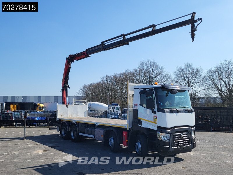 Renault C 430 8X4 Palfinger 22002 EH kran Crane Big-Axle steel suspension Euro 6 - Lastbil med lad, Lastbil med kran: billede 3 Renault C 430 8X4 Palfinger 22002 EH kran Crane Big-Axle steel suspension Euro 6 - Lastbil med lad, Lastbil med kran: billede 3