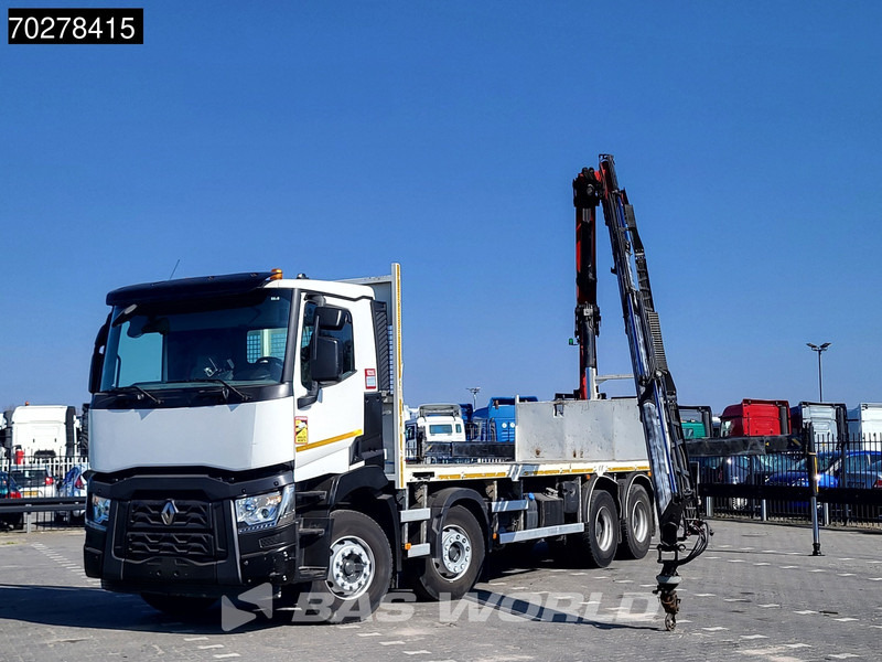 Renault C 430 8X4 Palfinger 22002 EH kran Crane Big-Axle steel suspension Euro 6 - Lastbil med lad, Lastbil med kran: billede 5 Renault C 430 8X4 Palfinger 22002 EH kran Crane Big-Axle steel suspension Euro 6 - Lastbil med lad, Lastbil med kran: billede 5