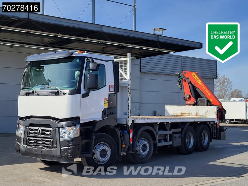 Renault C 430 8X4 Palfinger PK33002EH Euro 6 Big Axle - Lastbil med lad, Lastbil med kran: billede 2 Renault C 430 8X4 Palfinger PK33002EH Euro 6 Big Axle - Lastbil med lad, Lastbil med kran: billede 2