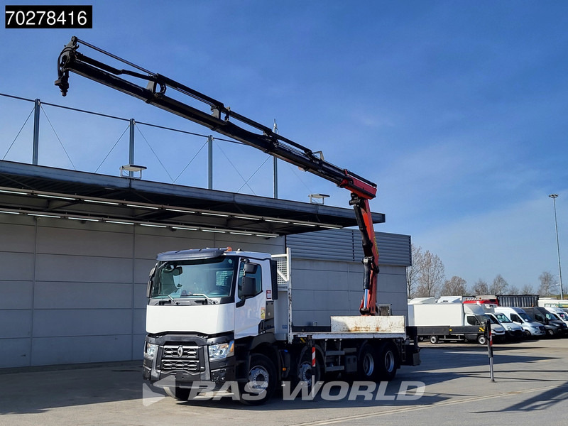 Renault C 430 8X4 Palfinger PK33002EH Euro 6 Big Axle - Lastbil med lad, Lastbil med kran: billede 3 Renault C 430 8X4 Palfinger PK33002EH Euro 6 Big Axle - Lastbil med lad, Lastbil med kran: billede 3