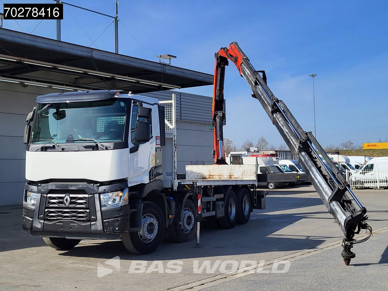 Renault C 430 8X4 Palfinger PK33002EH Euro 6 Big Axle - Lastbil med lad, Lastbil med kran: billede 1 Renault C 430 8X4 Palfinger PK33002EH Euro 6 Big Axle - Lastbil med lad, Lastbil med kran: billede 1