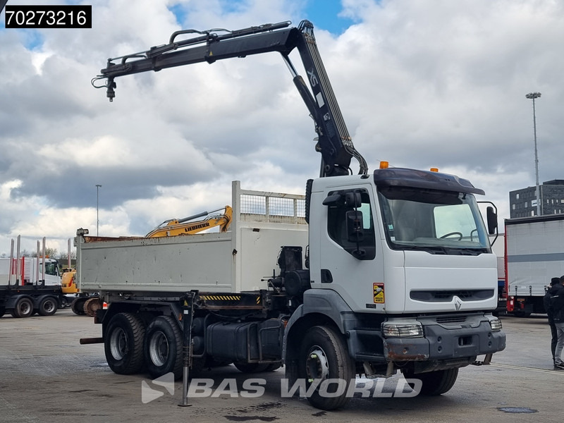 Renault Kerax 360 6X4 Hiab 144 B-2 Hiduo Kran Manual Big-Axle Steelsuspension Euro 3 - Tipvogn lastbil, Lastbil med kran: billede 3 Renault Kerax 360 6X4 Hiab 144 B-2 Hiduo Kran Manual Big-Axle Steelsuspension Euro 3 - Tipvogn lastbil, Lastbil med kran: billede 3