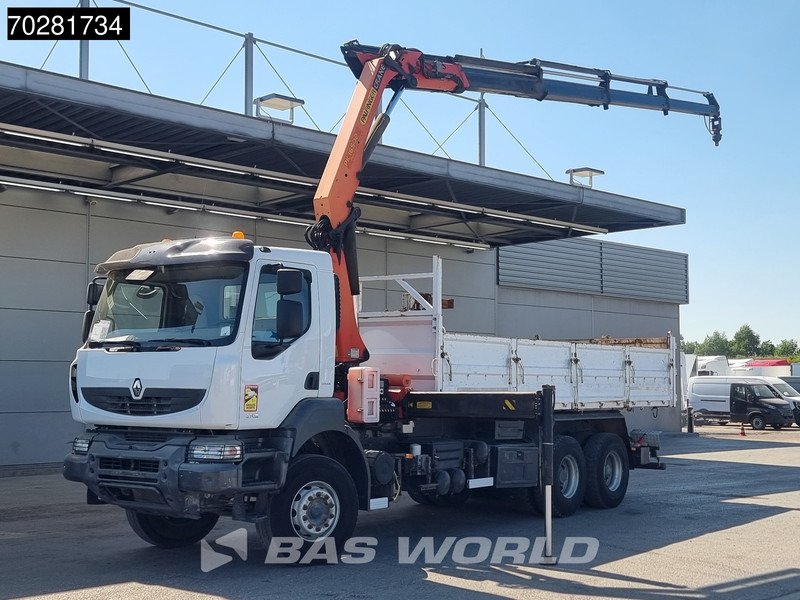 Renault Kerax 370 6X4 Palfinger PK16502 Kran Crane Big-Axle Steel suspension Euro 4 - Tipvogn lastbil, Lastbil med kran: billede 1 Renault Kerax 370 6X4 Palfinger PK16502 Kran Crane Big-Axle Steel suspension Euro 4 - Tipvogn lastbil, Lastbil med kran: billede 1