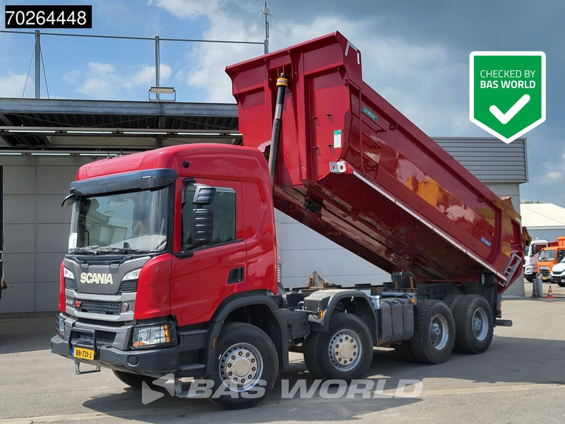 Scania P410 8X4 19m3 Big-Axle Steelsuspension Euro 6 - Tipvogn lastbil: billede 1 Scania P410 8X4 19m3 Big-Axle Steelsuspension Euro 6 - Tipvogn lastbil: billede 1