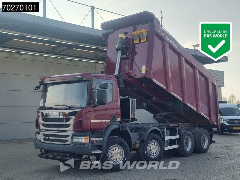 Scania P410 8X4 28m3 KH Kipper Big-Axle Steel suspension Euro 6 - Tipvogn lastbil: billede 1 Scania P410 8X4 28m3 KH Kipper Big-Axle Steel suspension Euro 6 - Tipvogn lastbil: billede 1