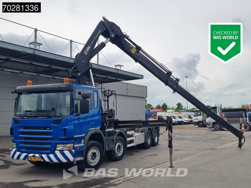 Scania P420 8X2 NL-Truck Hiab 377EP-4 Hipro Kran + Transcom TRC28S Euro 5 - Lastbil kroghejs, Lastbil med kran: billede 1 Scania P420 8X2 NL-Truck Hiab 377EP-4 Hipro Kran + Transcom TRC28S Euro 5 - Lastbil kroghejs, Lastbil med kran: billede 1