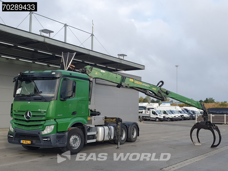 Mercedes-Benz Actros 2848 6X4 NL-Truck Palfinger Epsilon SRX47 Holzkran 2xTanks Big-Axle - Trækker: billede 5 Mercedes-Benz Actros 2848 6X4 NL-Truck Palfinger Epsilon SRX47 Holzkran 2xTanks Big-Axle - Trækker: billede 5