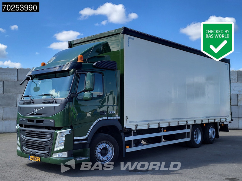 Volvo FM 330 6X2 NL-Truck Lift+Lenkachse Hartholz-Boden forklift preparation Euro 6 - Lastbil med presenning: billede 1 Volvo FM 330 6X2 NL-Truck Lift+Lenkachse Hartholz-Boden forklift preparation Euro 6 - Lastbil med presenning: billede 1