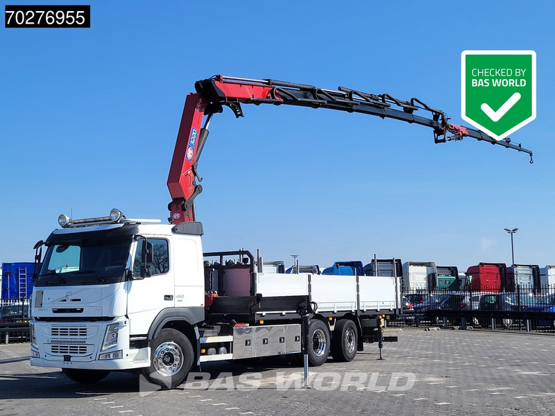 Volvo FM 450 6X2 HMF 3220 Crane Kran Lift-Lenkachse VEB+ Euro 6 - Lastbil med lad, Lastbil med kran: billede 1 Volvo FM 450 6X2 HMF 3220 Crane Kran Lift-Lenkachse VEB+ Euro 6 - Lastbil med lad, Lastbil med kran: billede 1