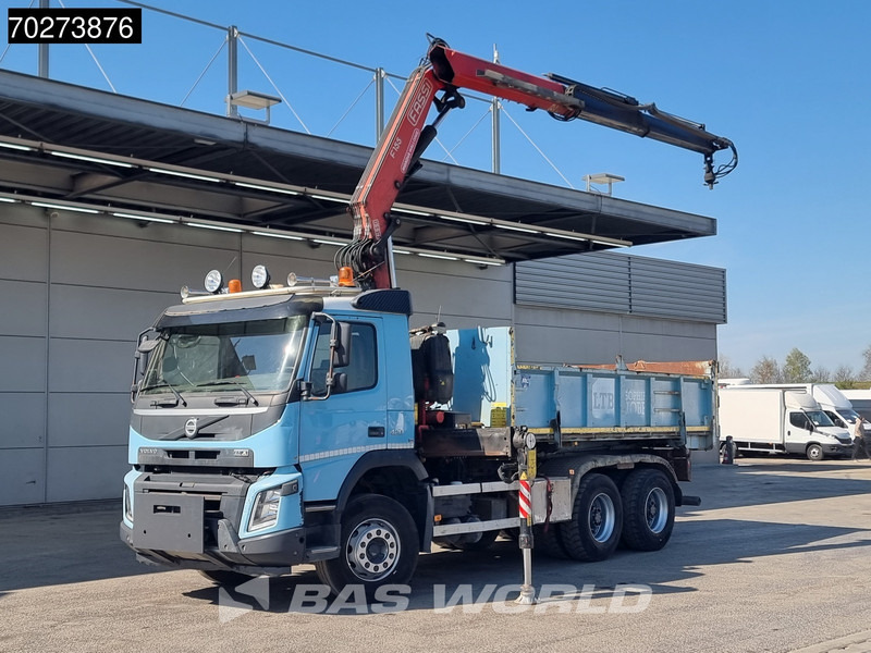 Volvo FMX 420 6X4 Fassi F155A.2.22 Crane 9m3 Big-Axle Automatic Euro 5 - Tipvogn lastbil, Lastbil med kran: billede 1 Volvo FMX 420 6X4 Fassi F155A.2.22 Crane 9m3 Big-Axle Automatic Euro 5 - Tipvogn lastbil, Lastbil med kran: billede 1