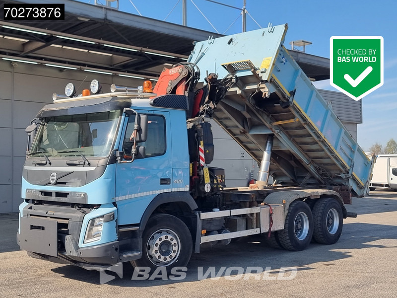 Volvo FMX 420 6X4 Fassi F155A.2.22 Crane 9m3 Big-Axle Automatic Euro 5 - Tipvogn lastbil, Lastbil med kran: billede 5 Volvo FMX 420 6X4 Fassi F155A.2.22 Crane 9m3 Big-Axle Automatic Euro 5 - Tipvogn lastbil, Lastbil med kran: billede 5