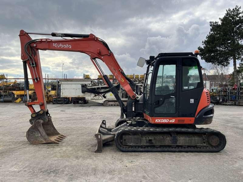 Kubota KX080-4A - Bæltegravemaskine: billede 4 Kubota KX080-4A - Bæltegravemaskine: billede 4