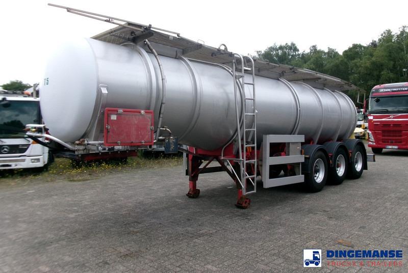Crane Fruehauf Chemical tank inox 22.5 m3 / 1 comp - Tanksættevogn: billede 1 Crane Fruehauf Chemical tank inox 22.5 m3 / 1 comp - Tanksættevogn: billede 1