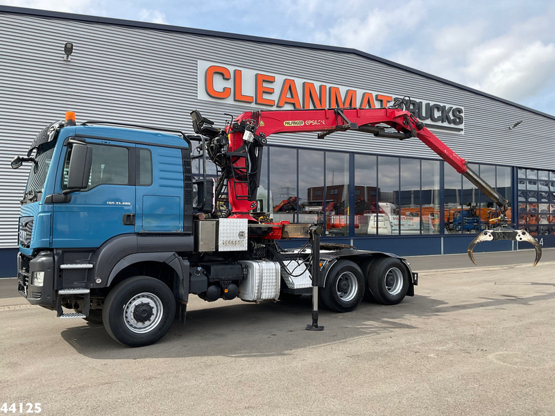 MAN TGS 33.480 6x6 Euro 6 Palfinger 27 Tonmeter boomkraan - Lastbil med kran: billede 1 MAN TGS 33.480 6x6 Euro 6 Palfinger 27 Tonmeter boomkraan - Lastbil med kran: billede 1