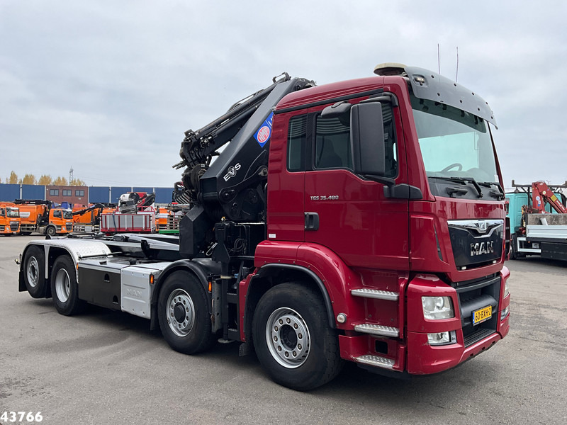MAN TGS 35.480 8x4H Euro 6 HMF 40 Tonmeter laadkraan + Fly-Jib - Lastbil kroghejs, Lastbil med kran: billede 3 MAN TGS 35.480 8x4H Euro 6 HMF 40 Tonmeter laadkraan + Fly-Jib - Lastbil kroghejs, Lastbil med kran: billede 3