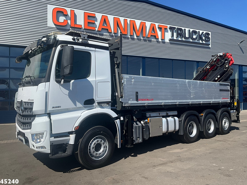 Mercedes-Benz Arocs 3251 8x4 Euro 6 Retarder Palfinger 34 Tonmeter laadkraan + Fly-Jib Just 146.766 km! - Lastbil med kran: billede 4 Mercedes-Benz Arocs 3251 8x4 Euro 6 Retarder Palfinger 34 Tonmeter laadkraan + Fly-Jib Just 146.766 km! - Lastbil med kran: billede 4