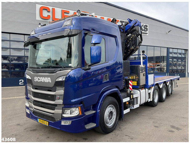 Scania G 450 8x4 Fassi 45 Tonmeter laadkraan + Fly-Jib Just 151.350 km! - Lastbil med kran: billede 2 Scania G 450 8x4 Fassi 45 Tonmeter laadkraan + Fly-Jib Just 151.350 km! - Lastbil med kran: billede 2