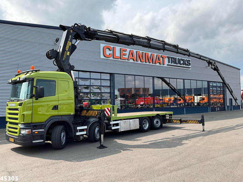 Scania R 420 8x2 manual Palfinger 85 Tonmeter laadkraan + Fly-Jib - Lastbil med kran: billede 1 Scania R 420 8x2 manual Palfinger 85 Tonmeter laadkraan + Fly-Jib - Lastbil med kran: billede 1