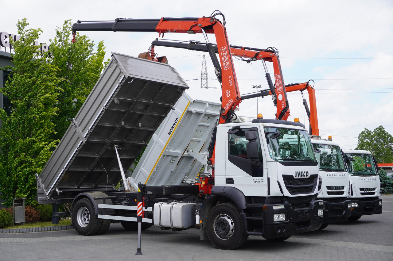 IVECO Stralis 310 E6 / NEW 3-sided tipper / Fassi F135 crane with remote control - Lastbil med kran: billede 2 IVECO Stralis 310 E6 / NEW 3-sided tipper / Fassi F135 crane with remote control - Lastbil med kran: billede 2