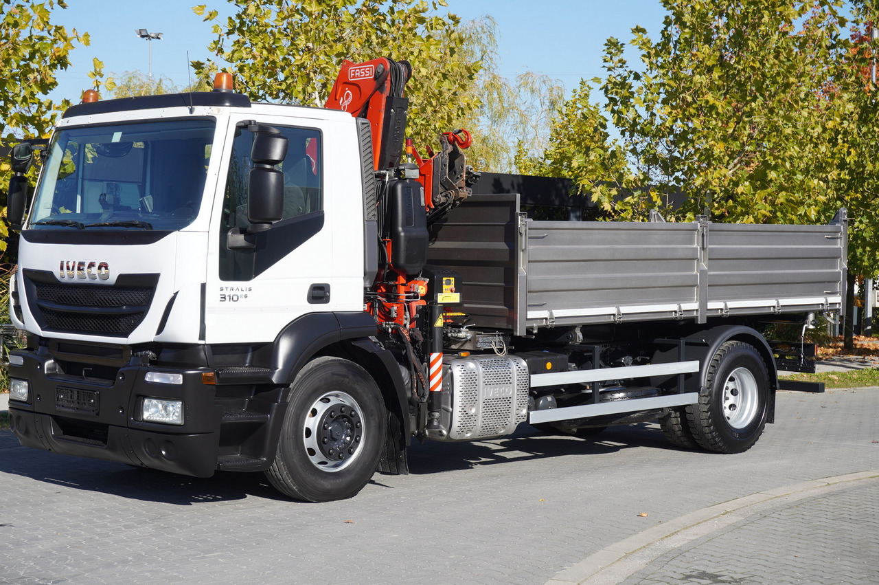 IVECO Stralis 310 E6 / NEW 3-sided tipper / Fassi F135 crane with remote control - Mobilkran: billede 3 IVECO Stralis 310 E6 / NEW 3-sided tipper / Fassi F135 crane with remote control - Mobilkran: billede 3