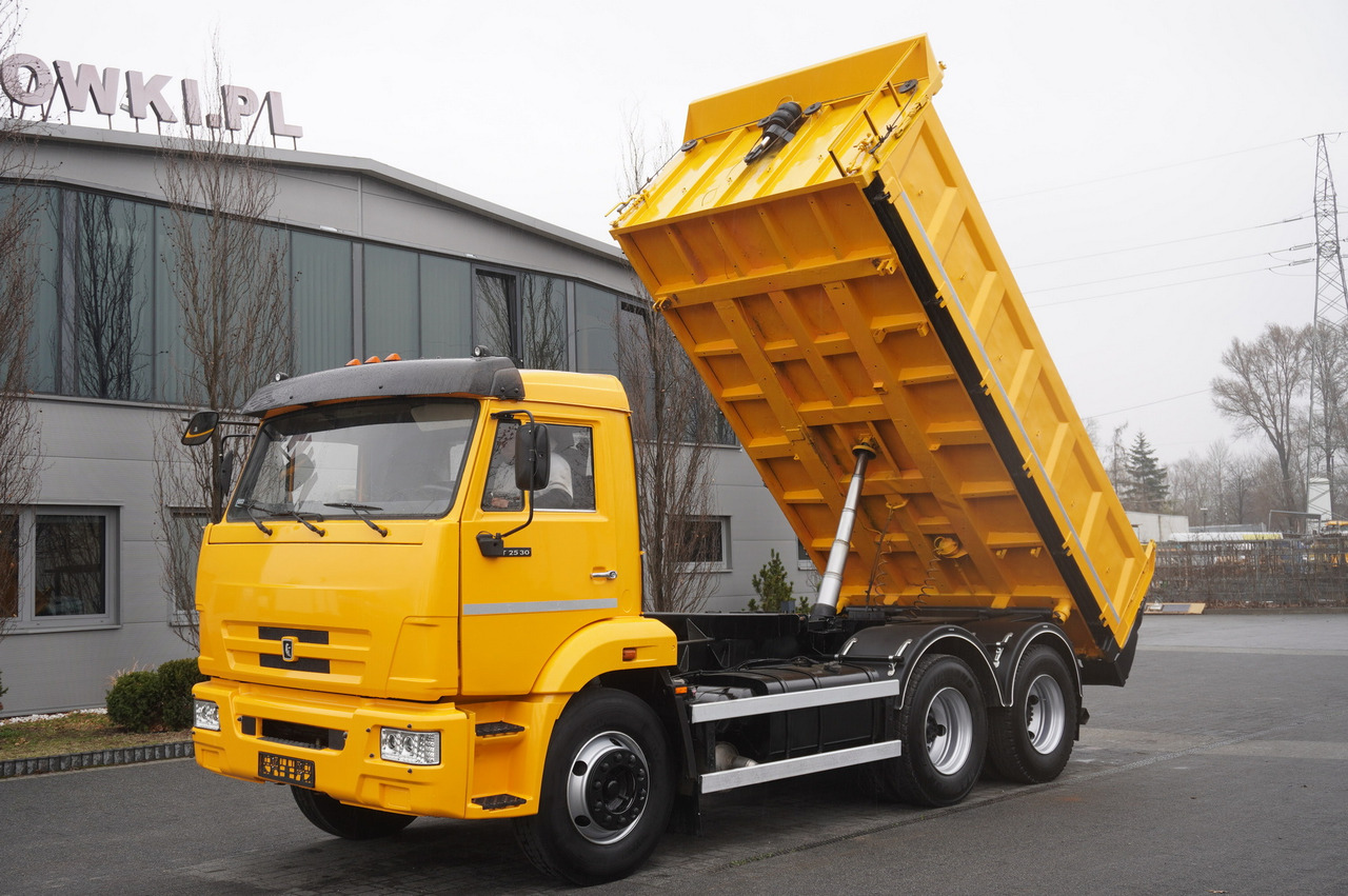 KAMAZ T2530 E5 6×4 / 3-sided tipper - Tipvogn lastbil, Lastbil med kran: billede 1 KAMAZ T2530 E5 6×4 / 3-sided tipper - Tipvogn lastbil, Lastbil med kran: billede 1