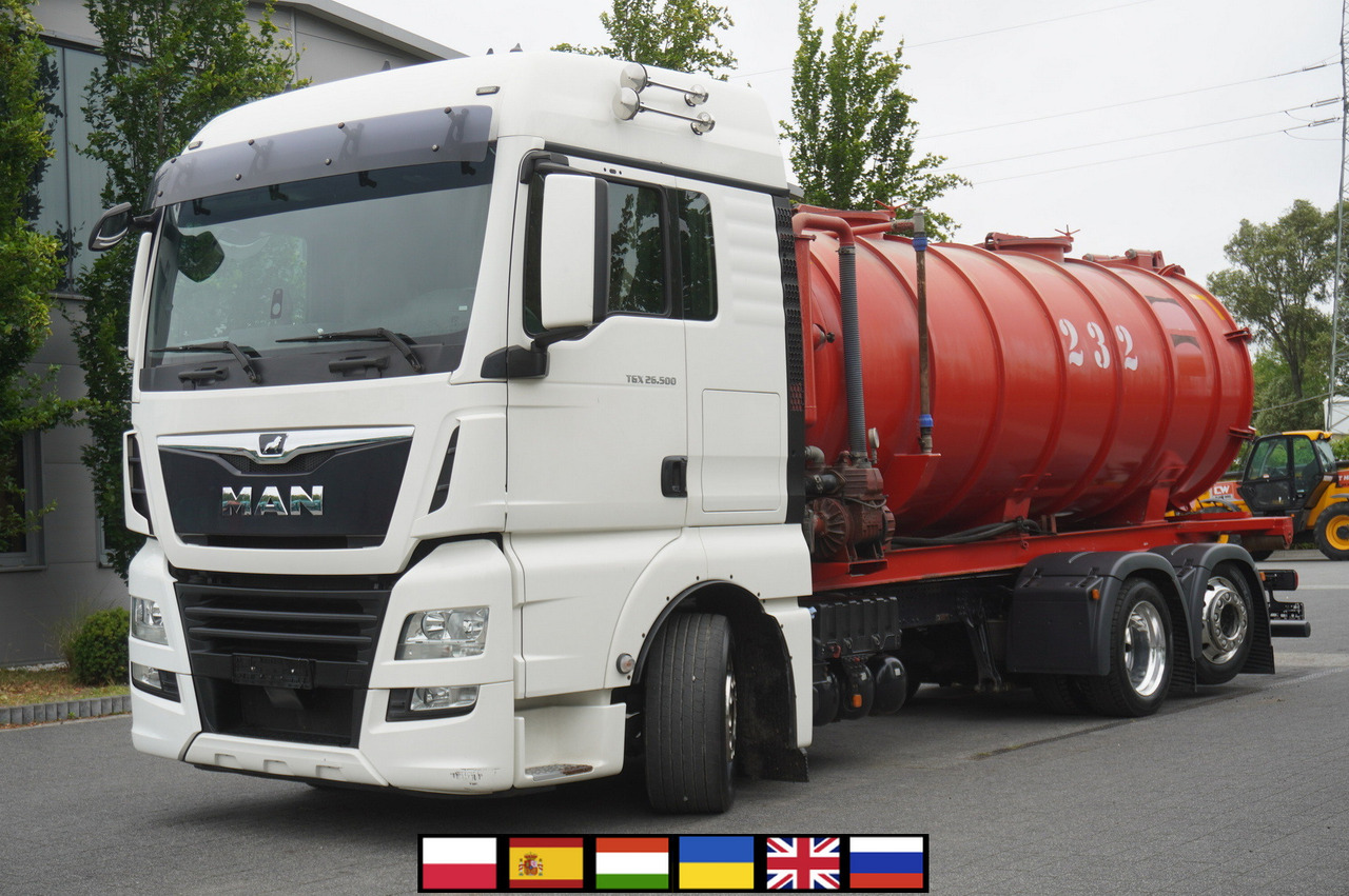 MAN TGX 26.500 / NEW Stal Septic barrel 13000 l / steering 3rd axle - Gyllevogn: billede 1 MAN TGX 26.500 / NEW Stal Septic barrel 13000 l / steering 3rd axle - Gyllevogn: billede 1