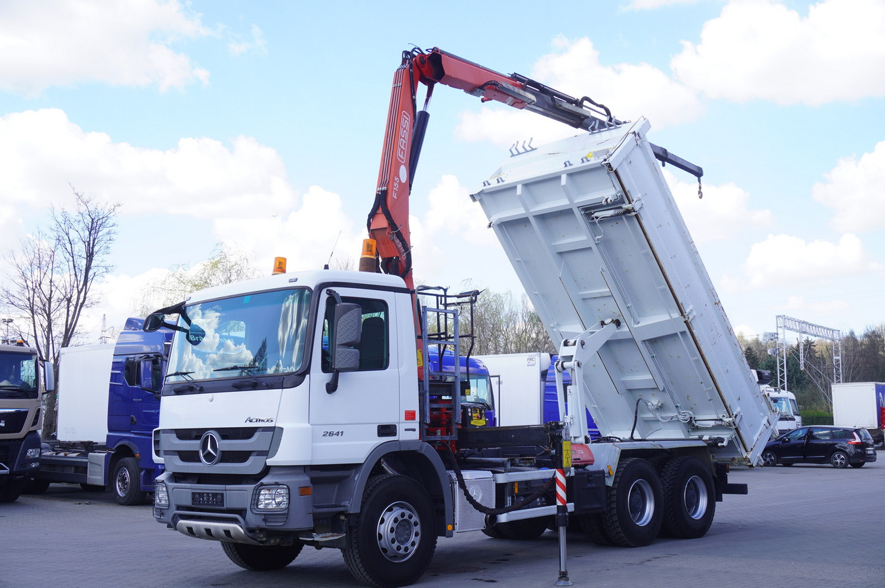 MERCEDES-BENZ Actros 2641 6×4 E5 / Crane / Dumper / 110000 km! - Lastbil med kran, Lastbil med kran: billede 2 MERCEDES-BENZ Actros 2641 6×4 E5 / Crane / Dumper / 110000 km! - Lastbil med kran, Lastbil med kran: billede 2