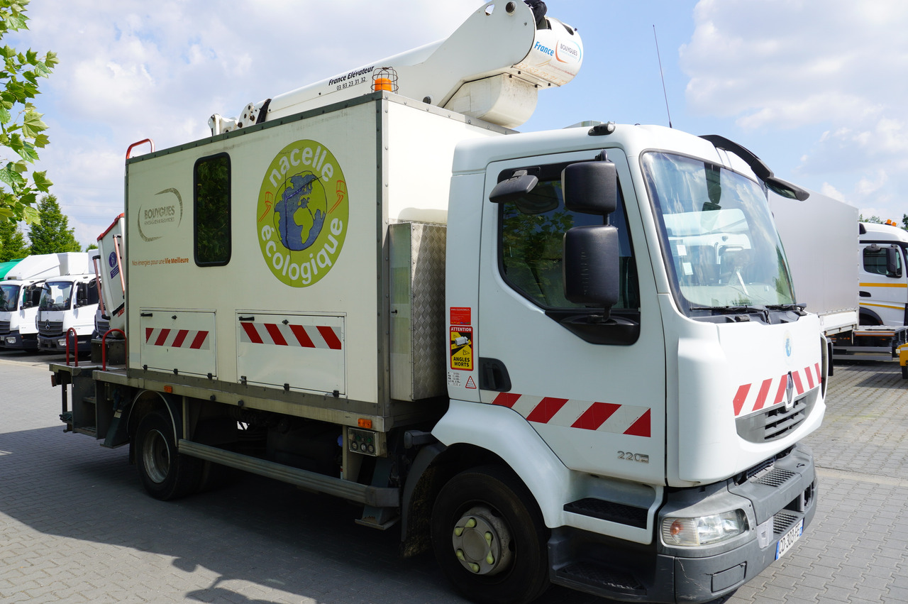 RENAULT Midlum 220 DXi 16m lift - Lastbil med mandskabslift: billede 3 RENAULT Midlum 220 DXi 16m lift - Lastbil med mandskabslift: billede 3
