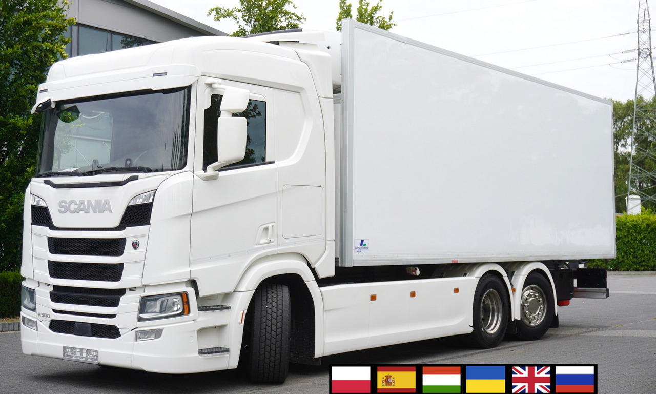 SCANIA R500 / Lecapitaine refrigerator / Carrier Supra 950 / steered 3rd axle - Kølevogn lastbil: billede 1 SCANIA R500 / Lecapitaine refrigerator / Carrier Supra 950 / steered 3rd axle - Kølevogn lastbil: billede 1