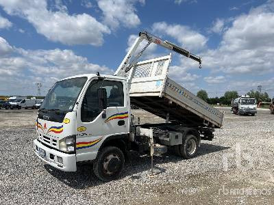 ISUZU NPR 775-5DX 2006 Bonfiglioli PL2300 710 kg on - Tipvogn lastbil, Lastbil med kran: billede 1 ISUZU NPR 775-5DX 2006 Bonfiglioli PL2300 710 kg on - Tipvogn lastbil, Lastbil med kran: billede 1